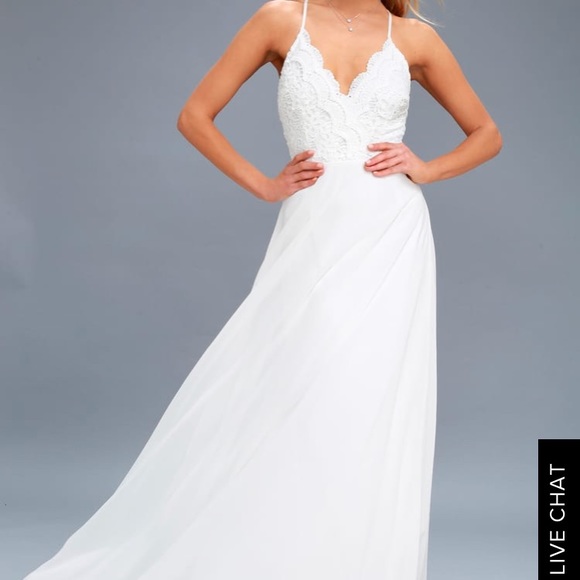 Lulu’s Madalyn White Lace Dress - Picture 5 of 5